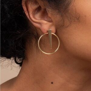 NEW Uncommon James Gold Shot in the Dark Earrings